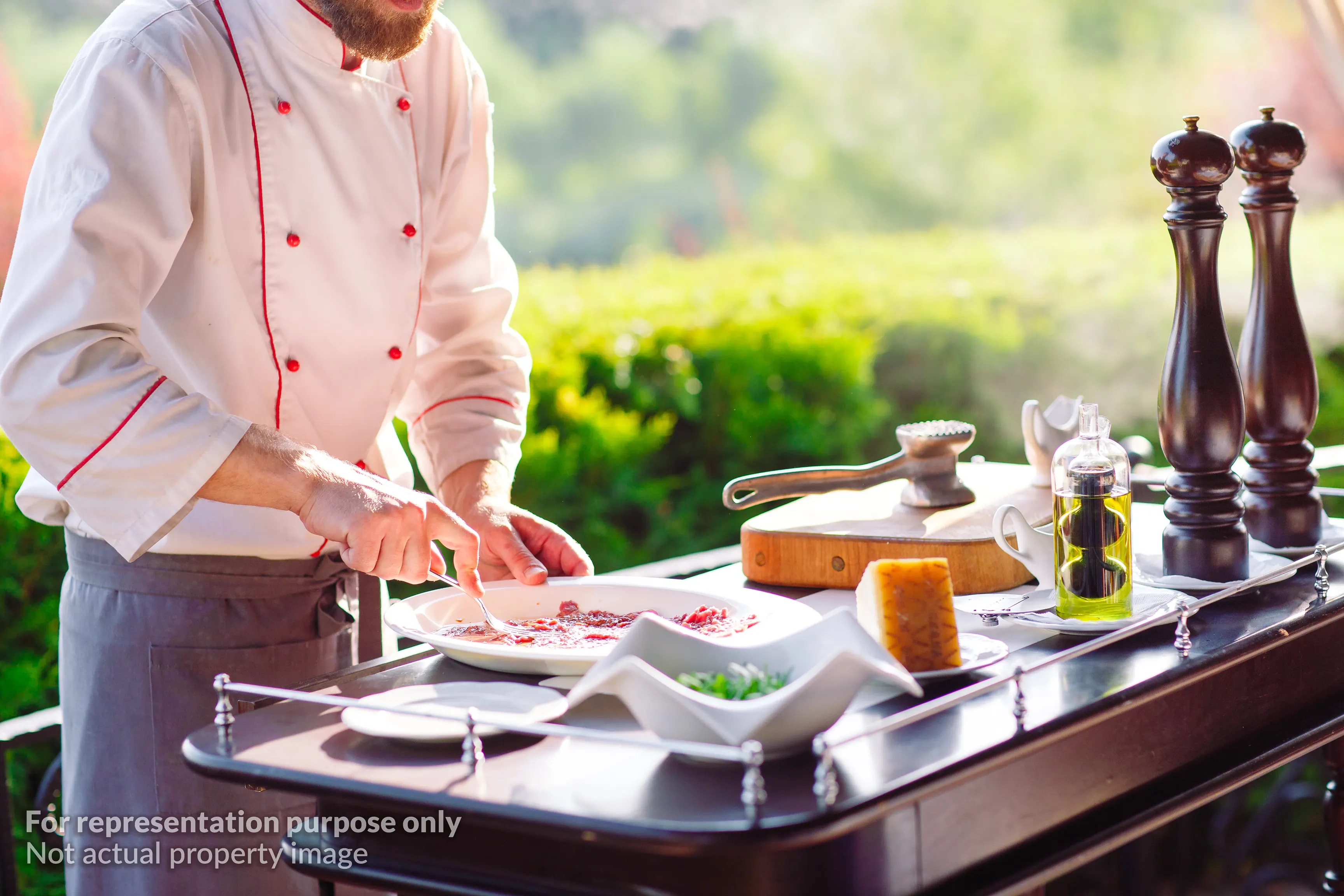 Standard Cook Serving Homely Meals